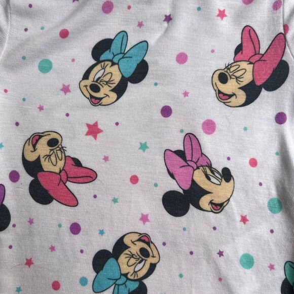 Vintage 90’s Inspired Disney Baby Minnie Mouse Bamboo Pajama Set Size 12M - Picture 6 of 11